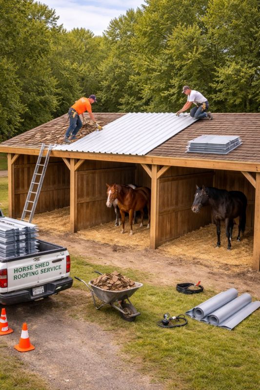 Our team working on Roofing Service projects in Jefferson County, CO