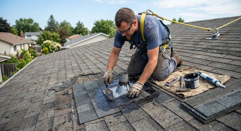Asphalt Roof Leak Repair in Littleton, CO
