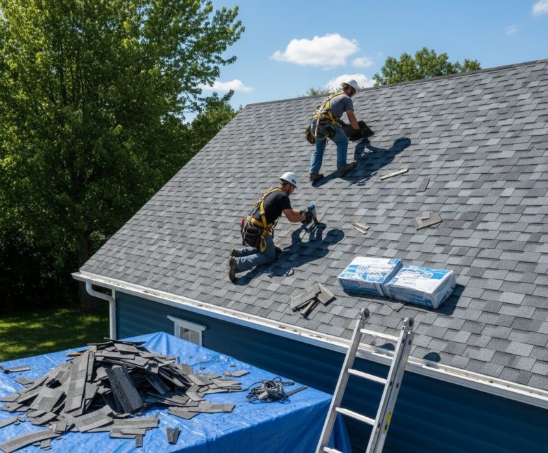 Asphalt Roof Replacement in Evergreen, CO