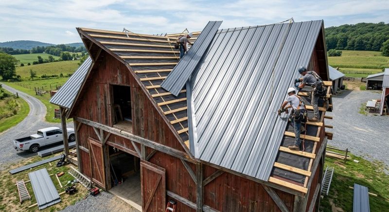 Barn Roof Construction in Jefferson County, CO