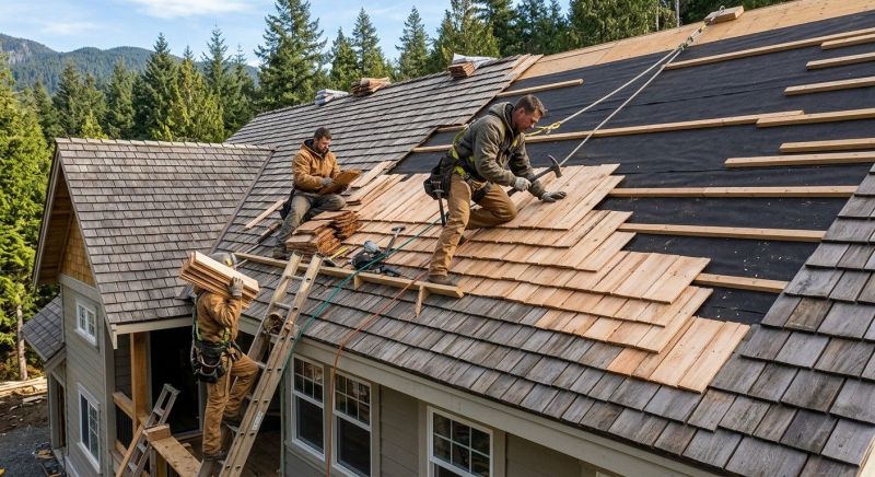 Cedar Roof Installation in Aurora, CO