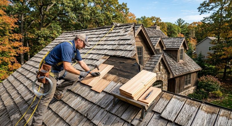 Cedar Shingles Repair in Englewood, CO