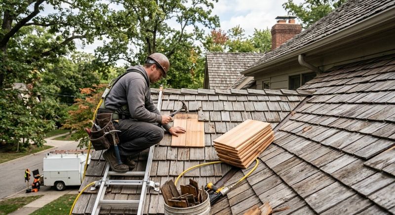 Cedar Shingles Repair in Jefferson County, CO