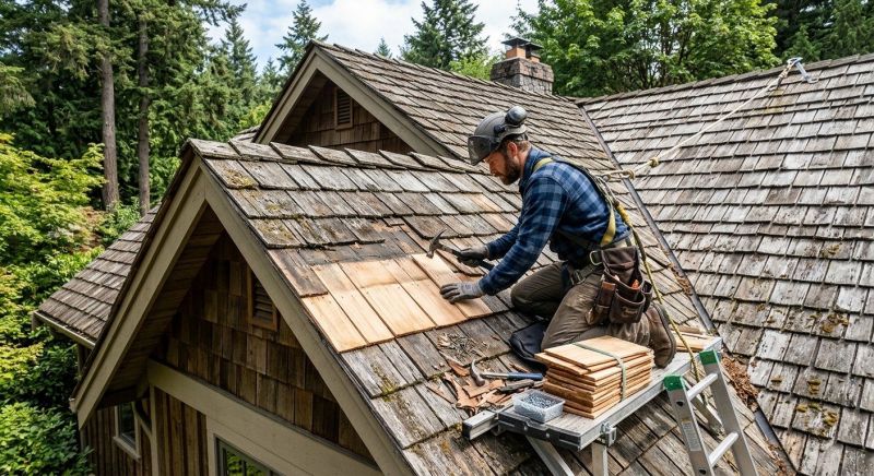 Cedar Shingles Repair in Wheat Ridge, CO