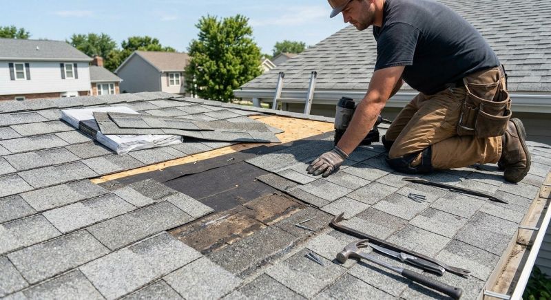 Composite Roof Repair in Jefferson County, CO