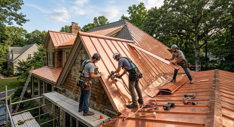Copper Roof Installation in Jefferson County, CO