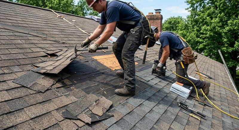 Damaged Roof Repair in Aurora, CO