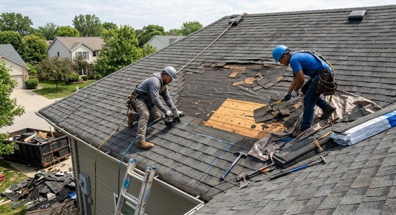 Damaged Roof Repair in Jefferson County, CO