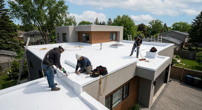 Flat Roof Installation in Denver County, CO