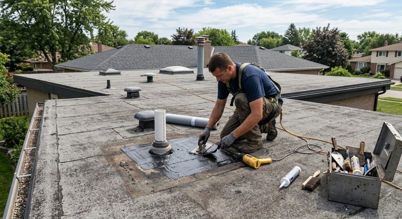 Flat Roof Repair in Commerce City, CO