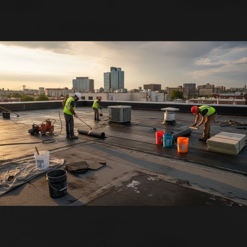 Flat Roof Repair in Commerce City, CO