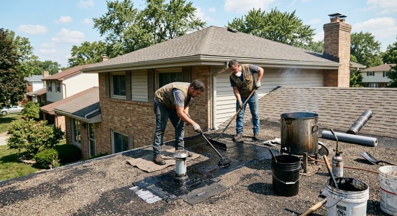 Flat Roof Tar Repair in Jefferson County, CO