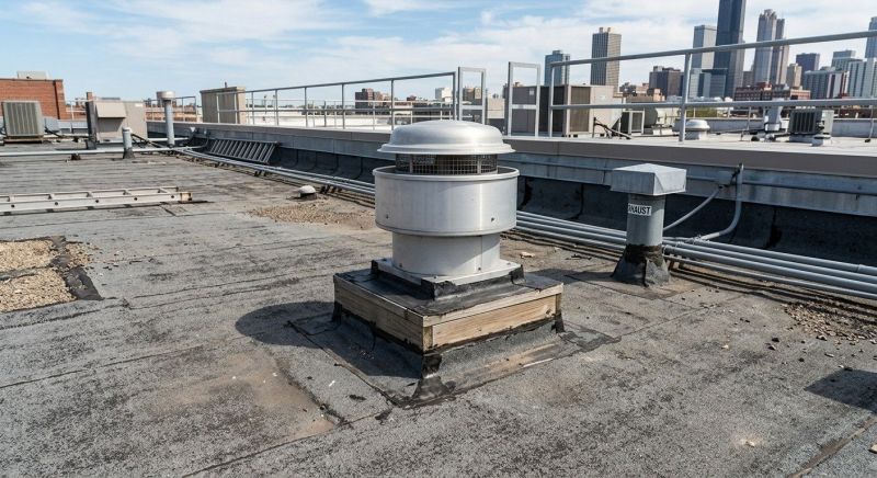 Flat Roof Vent Installation in Jefferson County, CO
