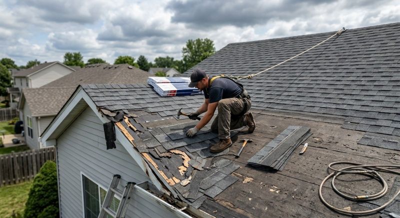 Roof Damage Restoration in Aurora, CO