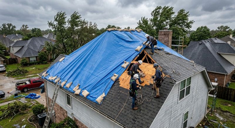Roof Damage Restoration in Castle Rock, CO