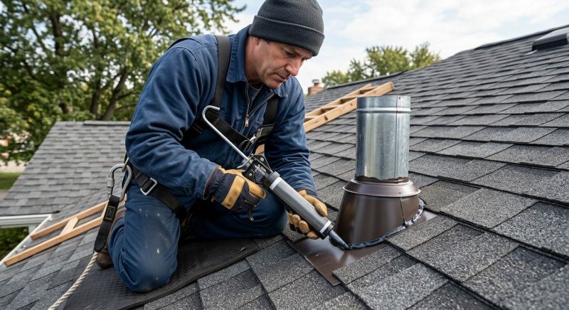 Roof Vent Flashing Repair in Jefferson County, CO