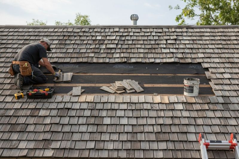 Shake Shingle Repair in Arvada, CO