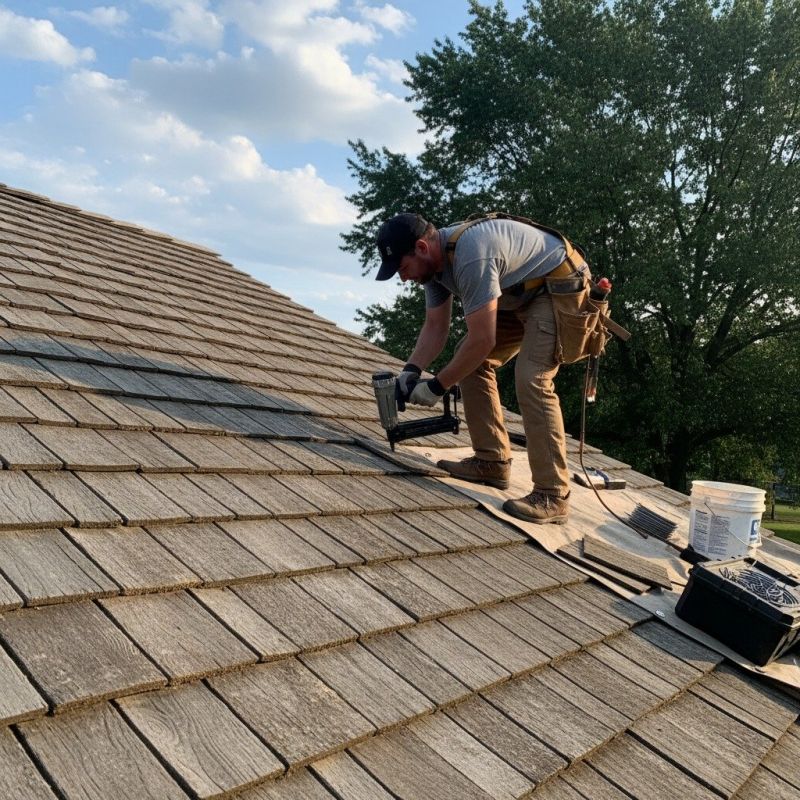 Shake Shingle Repair in Evergreen, CO