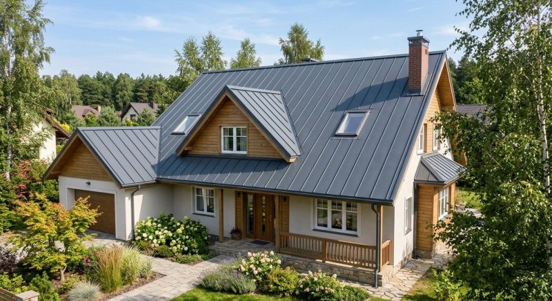 Steel Roof Replacement in Evergreen, CO