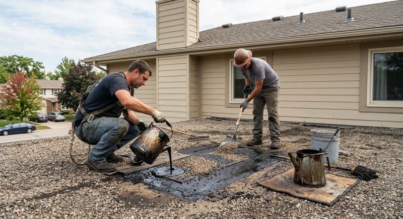 Tar And Gravel Roof Repair in Castle Rock, CO