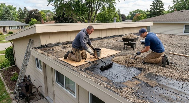 Tar And Gravel Roof Repair in Jefferson County, CO