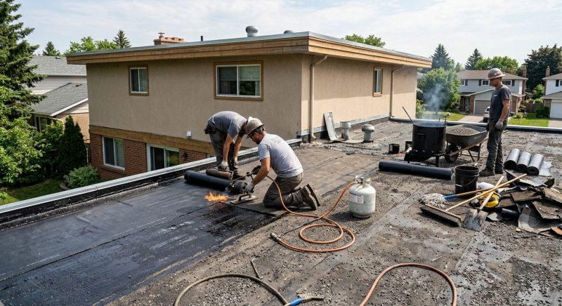Tar Roof Repair in Evergreen, CO