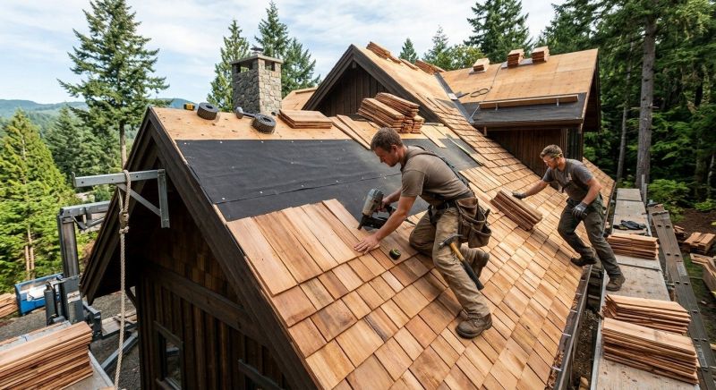 Wood Roofing Installation in Indian Hills, CO