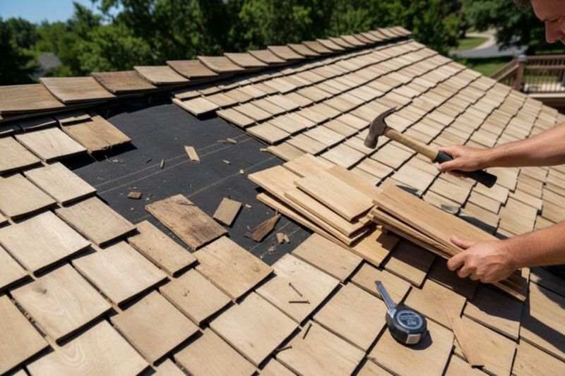 Wood Shake Roof Repair in Denver, CO