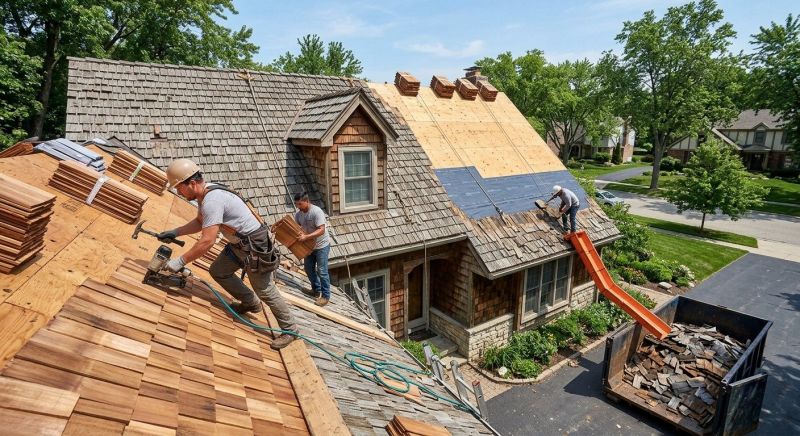 Wood Shingle Roof Replacement in Jefferson County, CO