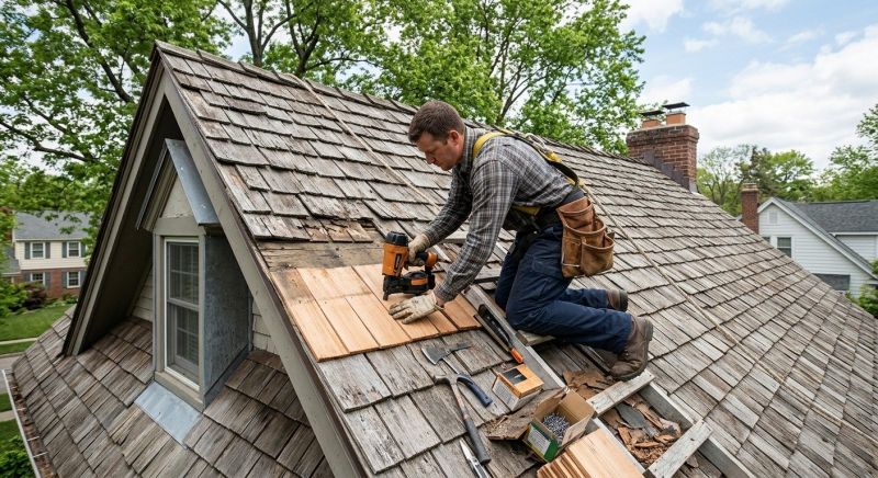 Wood Shingles Repair in Aurora, CO